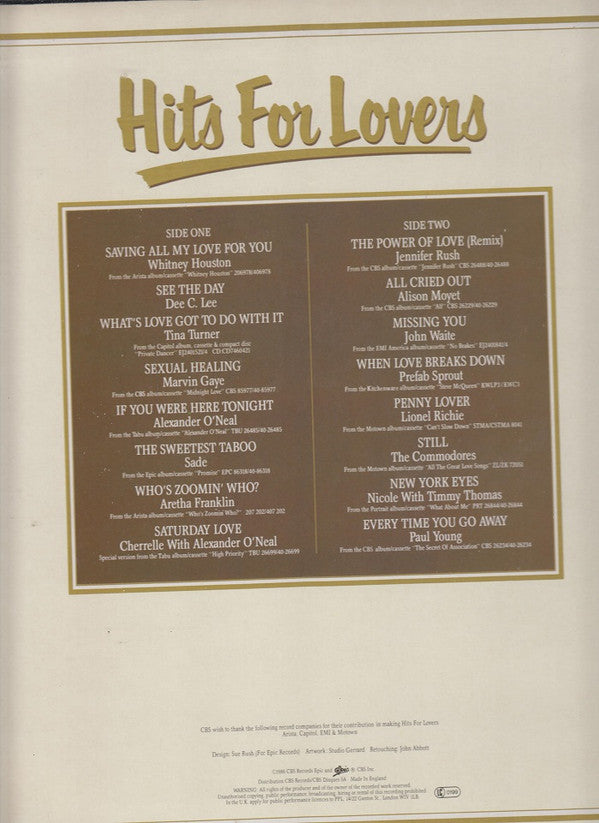 Various : Hits For Lovers (LP, Comp)