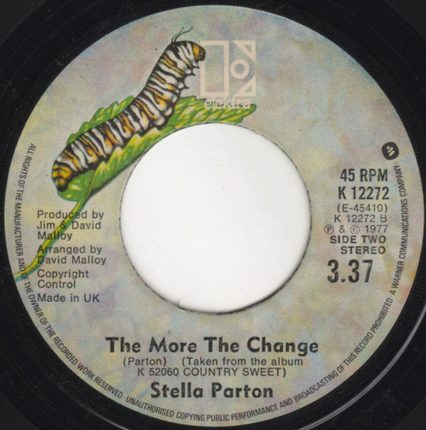 Stella Parton : The Danger Of A Stranger (7", Single, Lab)