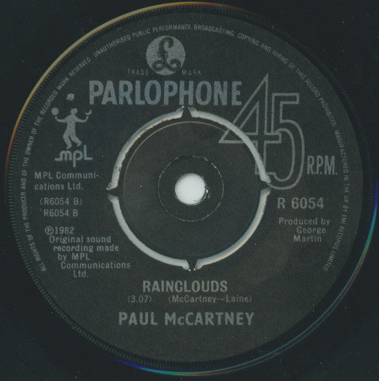 Paul McCartney : Ebony And Ivory (7", Single, Pus)