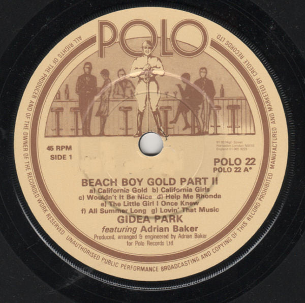 Gidea Park : Beach Boy Gold Part II (7")