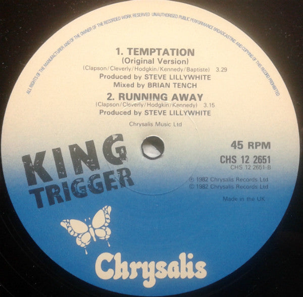 King Trigger : Temptation (12", Single)