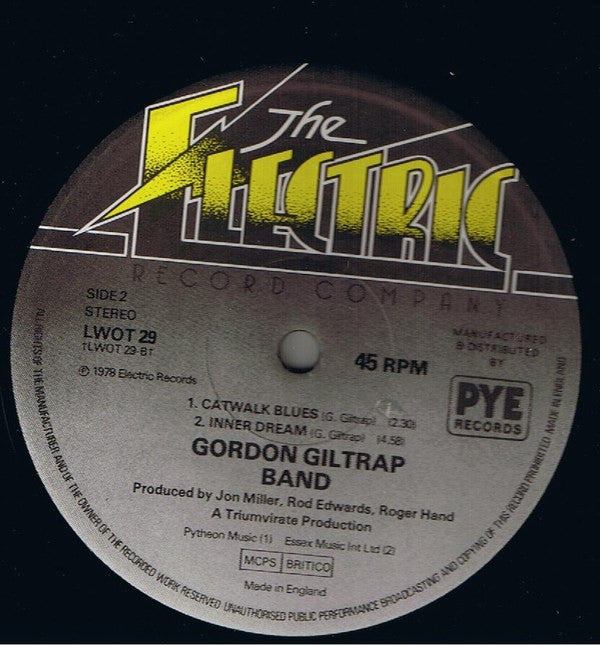 Gordon Giltrap Band : Fear Of The Dark (12", Single)