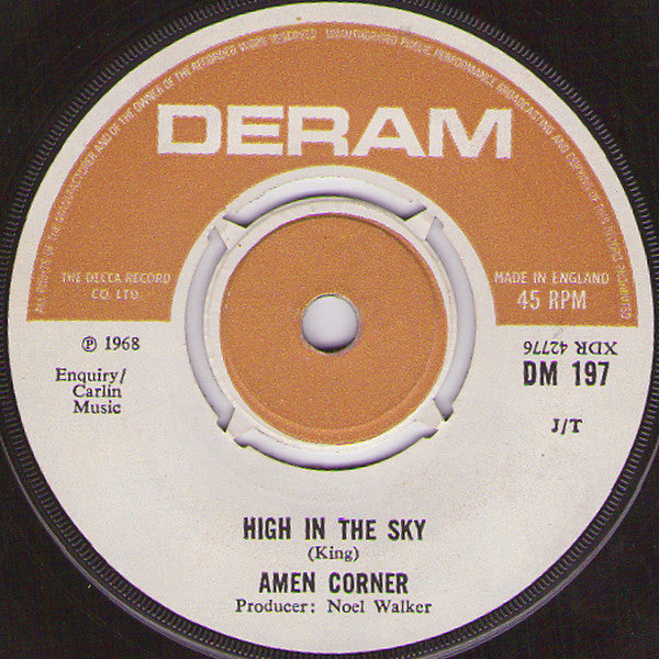 Amen Corner : High In The Sky (7", Single)