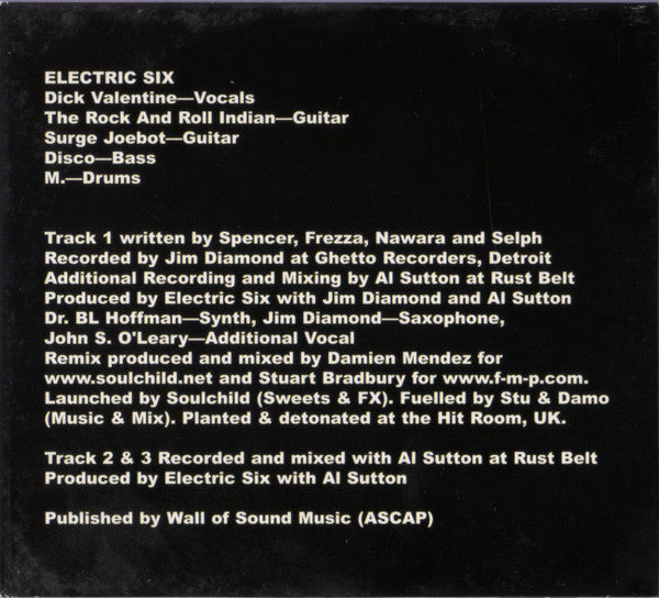 Electric Six : Danger! High Voltage (CD, Single, Dig)