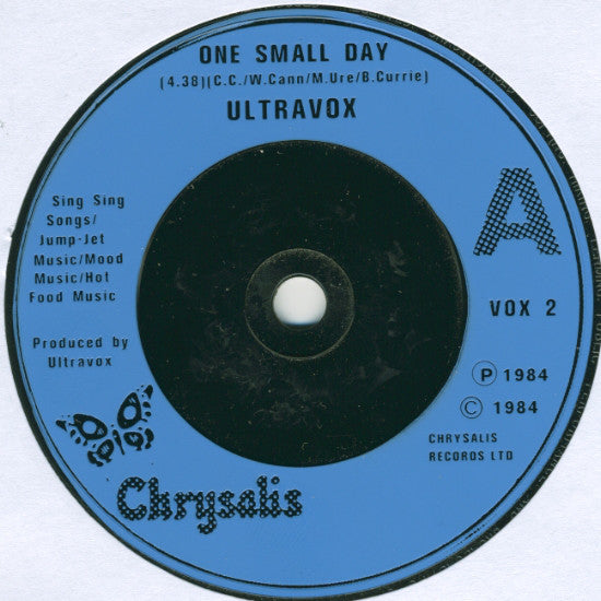 Ultravox : One Small Day (7", Single, Blu)