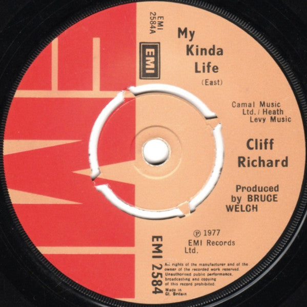 Cliff Richard : My Kinda Life / Nothing Left For Me To Say (7", Single, Pus)