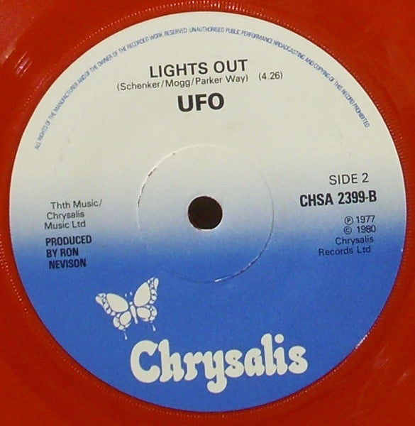 UFO (5) : Young Blood (7", Single, Red)