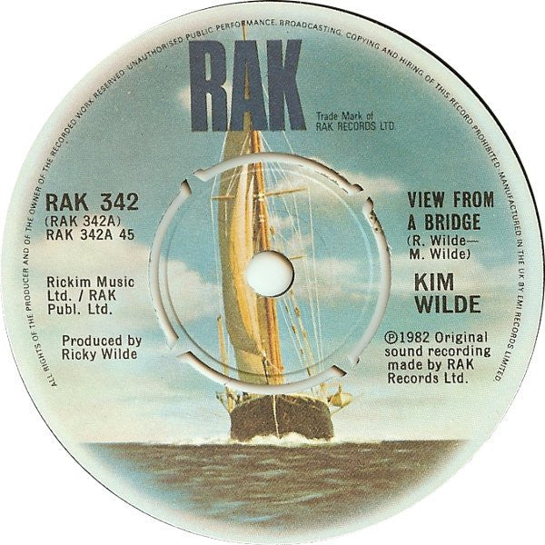 Kim Wilde : View From A Bridge (7", Single, Pus)