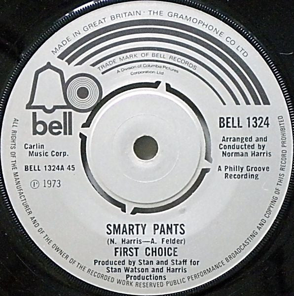 First Choice : Smarty Pants  (7", Single)