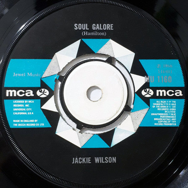 Jackie Wilson : I Get The Sweetest Feeling (7", Single)