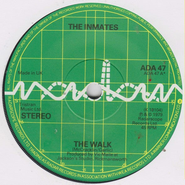 The Inmates (2) : The Walk (7", Single)