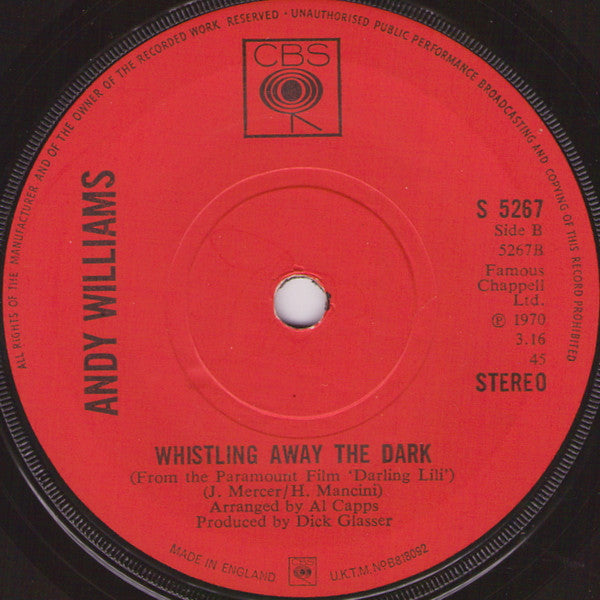 Andy Williams : Home Lovin' Man (7", Single)