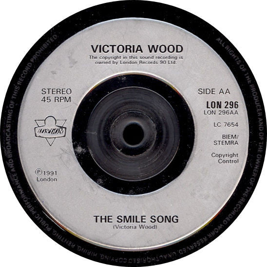 Hale And Pace And The Stonkers / Victoria Wood : The Stonk / The Smile Song (7", Single, Inj)