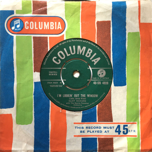 Cliff Richard : I'm Lookin' Out The Window / Do You Want To Dance (7", Single)