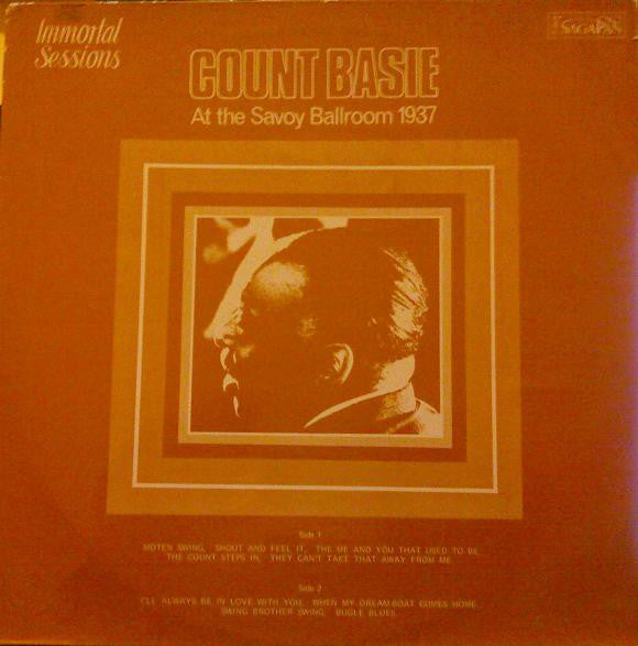 Count Basie : At The Savoy Ballroom 1937 (LP)