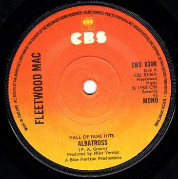 Fleetwood Mac : Albatross (7", Single, Mono, Sun)