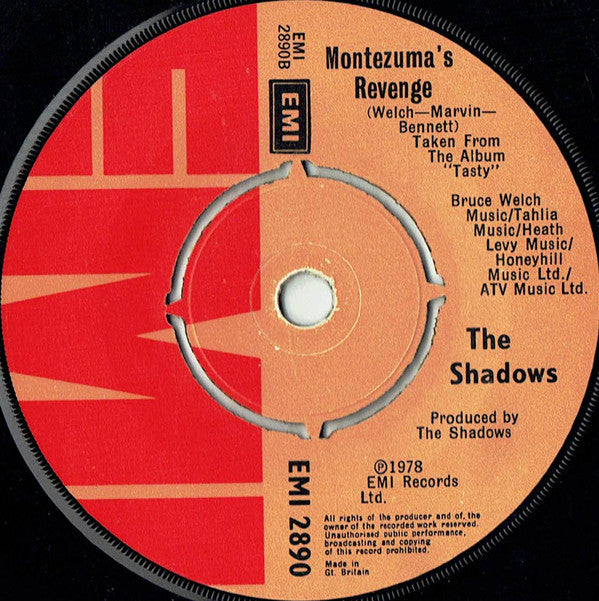 The Shadows : Don't Cry For Me Argentina (7", Single, Pic)