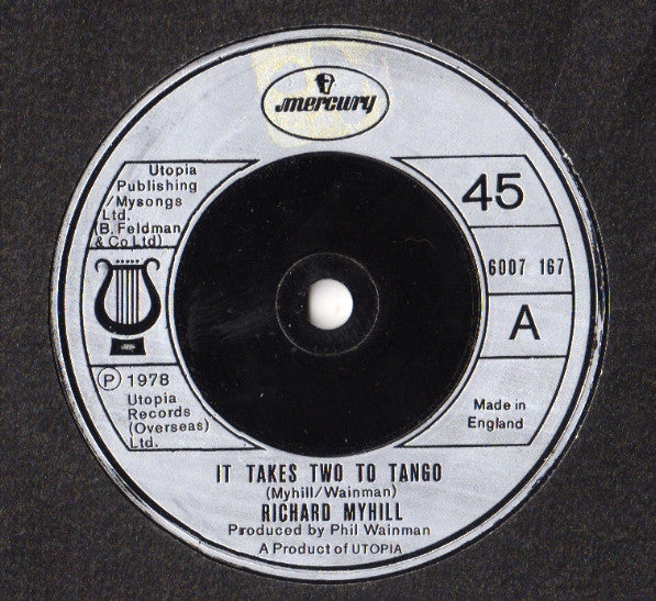 Richard Myhill : It Takes Two To Tango (7", Single)