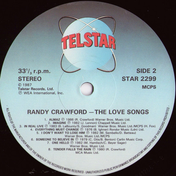 Randy Crawford : The Love Songs (LP, Comp)