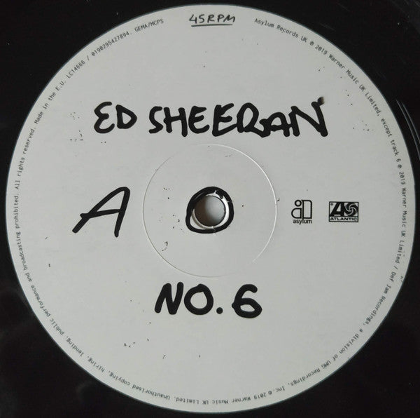Ed Sheeran : No.6 Collaborations Project (2x12", Album)