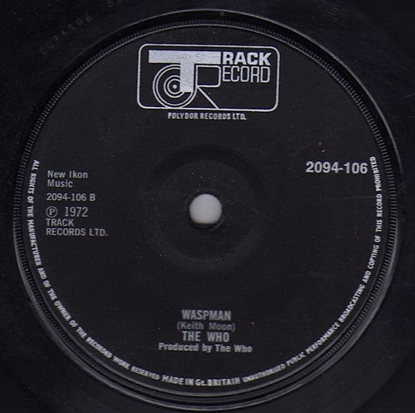 The Who : Relay (7", Single, Sol)