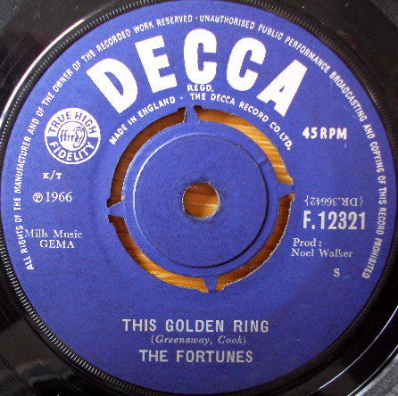 The Fortunes : This Golden Ring / Someone To Care (7", Single)