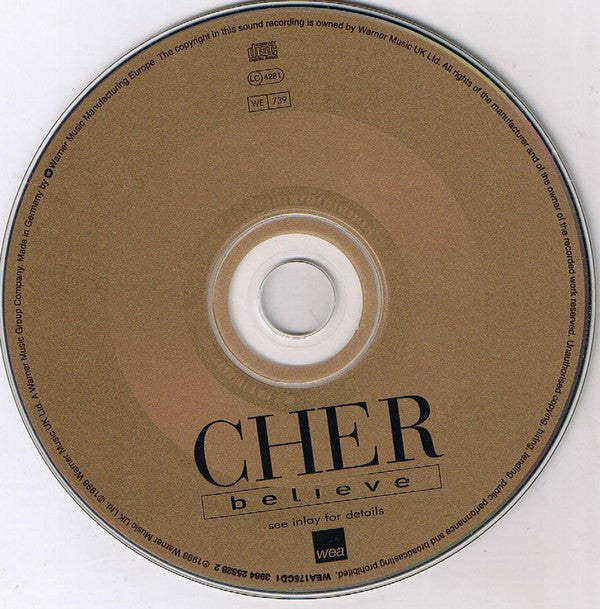 Cher : Believe (CD, Single, CD1)