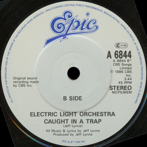 Electric Light Orchestra : Calling America (7", Single)
