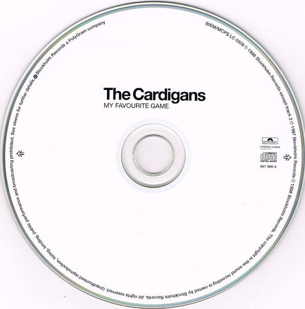 The Cardigans : My Favourite Game (CD, Single)