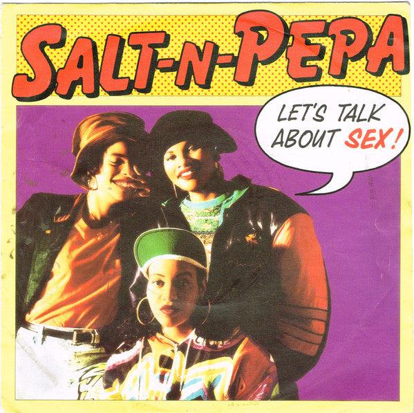 Salt 'N' Pepa : Let's Talk About Sex (7", Single, Sil)