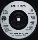 Salt-N-Pepa* : Let's Talk About Sex (7", Single, Sil)