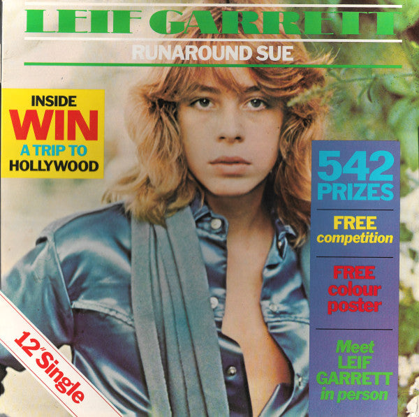 Leif Garrett : Runaround Sue / California Girls (12", Single, Ltd)