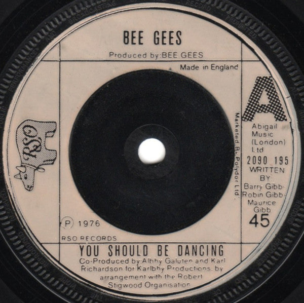 Bee Gees : You Should Be Dancing (7", Single)
