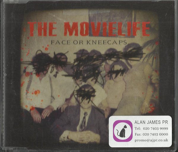 The Movielife : Face Or Kneecaps (CD, Single)