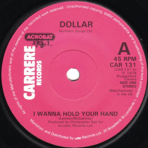 Dollar : I Wanna Hold Your Hand (7", Single)