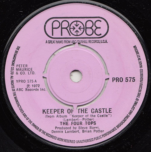 Four Tops : Keeper Of The Castle (7", Single)