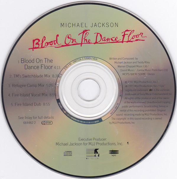 Michael Jackson : Blood On The Dance Floor (CD, Single)