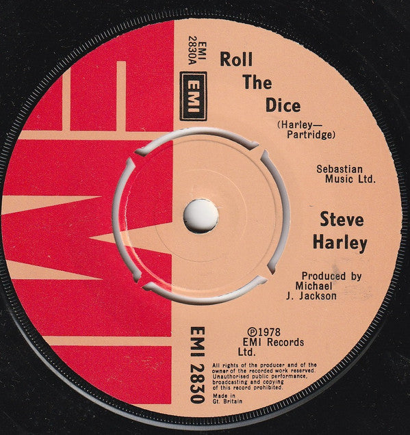 Steve Harley : Roll The Dice (7", Single)
