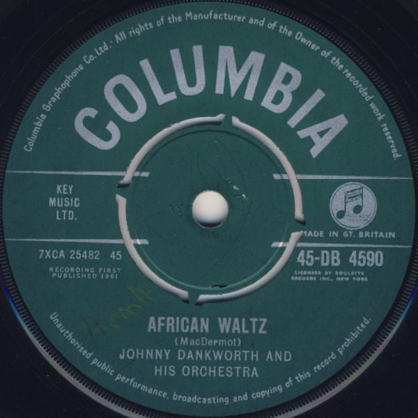 The John Dankworth Orchestra : African Waltz (7", Single)
