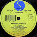 Madonna : Express Yourself (7", Single)