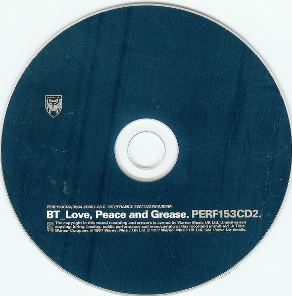 BT : Love, Peace And Grease (CD, Single, CD2)