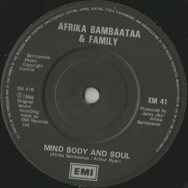 Afrika Bambaataa & Family Featuring UB40 : Reckless (7", Single, Pap)
