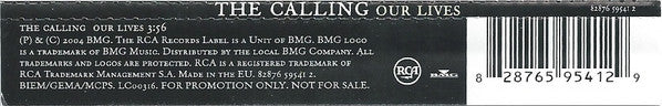 The Calling : Our Lives (CD, Single, Promo)