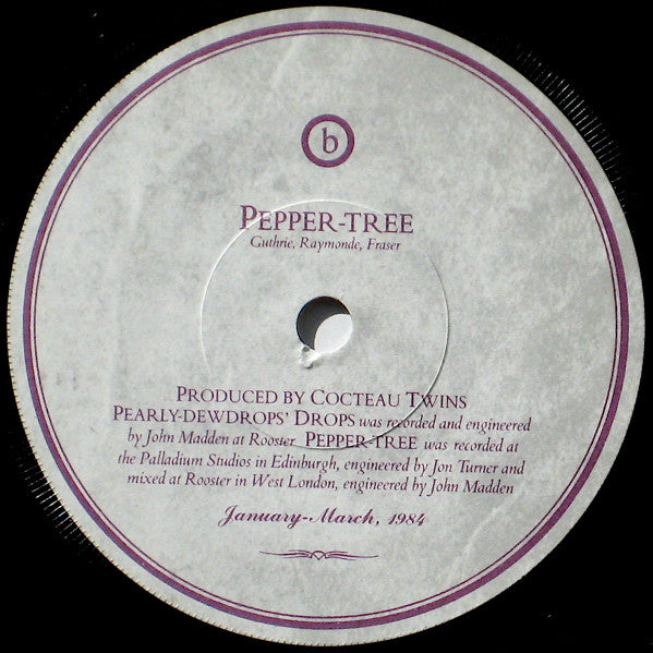 Cocteau Twins : Pearly-Dewdrops' Drops (7", Single)