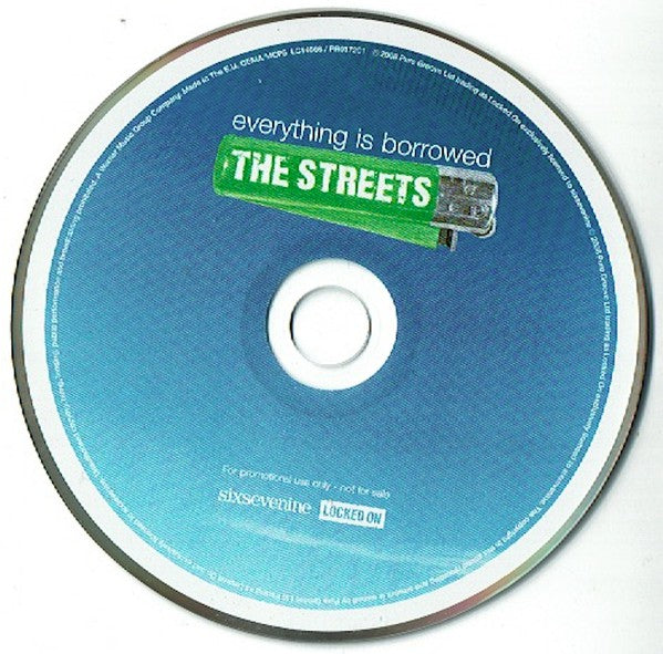 The Streets : Everything Is Borrowed (CD, Single, Promo)