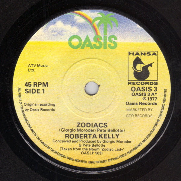 Roberta Kelly : Zodiacs (7", Single)
