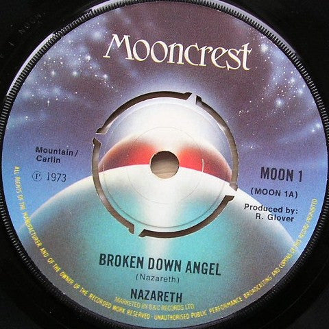 Nazareth (2) : Broken Down Angel (7", Single, 4 P)
