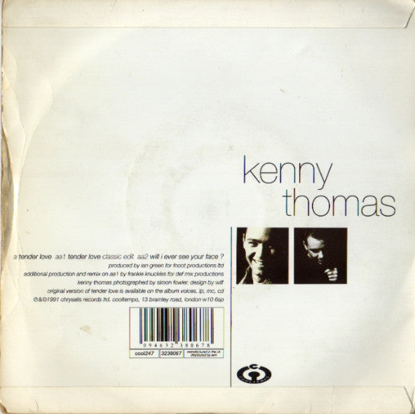 Kenny Thomas : Tender Love (7", Single)