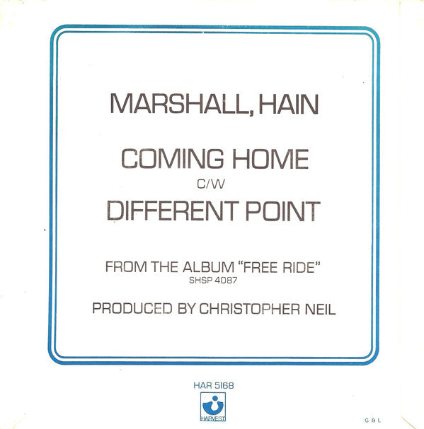 Marshall Hain : Coming Home (7")