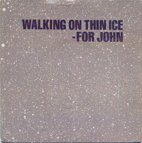 Yoko Ono : Walking On Thin Ice (7", Single)